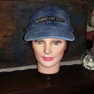 Cute ETC Denim Women's Hat MERMAID OFF DUTY OS